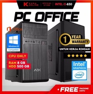 CPU RAKITAN OFFICE INTEL CORE I5 32GHZ - RAM 8GB - SSD 256GB