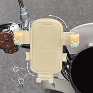 Waterproof Anti Shake Electric Bicycle Phone Holder Motorcycle Scooter Cute Stand for Girl Handlebar
