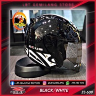 ZEUS Helmets GJ 609 [GRAPHIC BLACK WHITE]