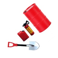 Mini Shovel Fuel Tank Oil Drum Decoration for Axial SCX24 C10 JLU 1/24 RC Car