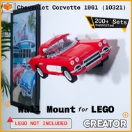 Wall Mount For Lego Icons Chevrolet Corvette 1961 (10321)