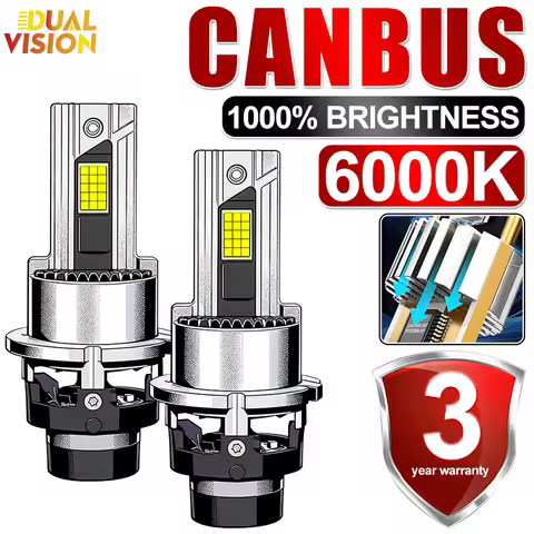5000W 5000000LM D2S D4S D2R D4R LED Car Headlight Bulbs CANBUS High Power Beam Plug&Play Led Lights 