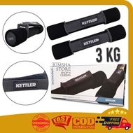 Kettler Aerobic Dumbell 3 kg / Pair (2 x 1.5 kg) Gymnastics Barbell Dumbbles Sports Health Fitness G