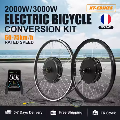 ebike conversion Kit 52V 2000W ebike kit 72V 3000W Rear Motor Wheel Hub Motor 1.75- 3.0Tire Electric