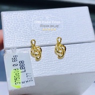 EMAS 375 SUBANG M MUZIK 375 GOLD MUSIC EARRINGS S177