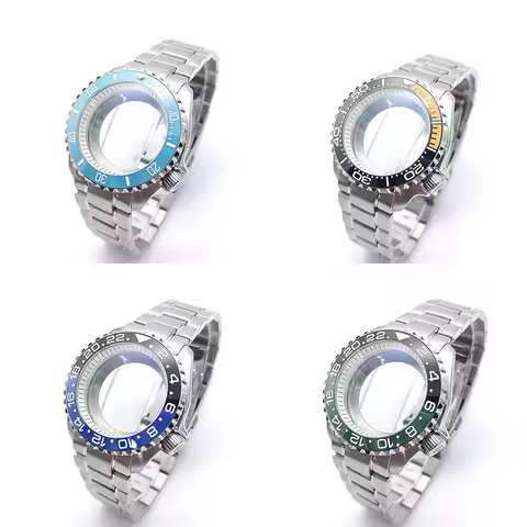 42mm Dome Sapphire Glass Case Installed 22mm Strap Fits NH35 NH36 4R35 7S Movement 28.5mm Dial Bezel
