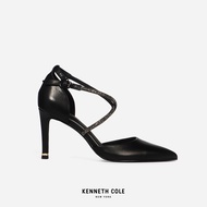 KENNETH COLE รองเท้าส้นสูงผู้หญิงรุ่น ADELE ANKLE HEELS Black สีดำ ( HEL - KF85212LE-001 )
