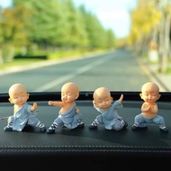 Bộ decor trang trí taplo ô tô ban nhạc Nhà Sư vui nhộn  phụ kiện xe hơi sáng tạo hoặc để bàn làm việ