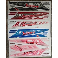 BODY STICKER HONDA ICON