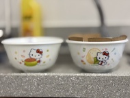 康寧 corelle 碗 hello kitty 碗 全新 入伙禮物 新屋 廚具 廚房用品 湯碗 飯碗 交換禮物