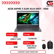 laptop acer aspire 5 a514 i7 1355 ram 8gb ddr5 512gb ssd 14fhd ips ohs - plus antigores core i5