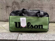 Wilson Wilson กระเป๋ากระเป๋าเทนนิสสีดำและเขียว/Wilson Blade Series กระเป๋าเทนนิสไหล่ข้างเดียว/กระเป๋