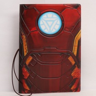 passport cover passport holder passport cover waterproof Iron Man Cartoon Anime Document passport Pr