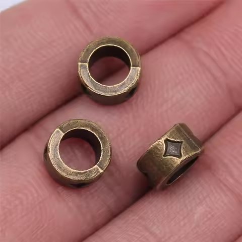 10pcs 9x9x5mm 3 Colors Star European Big Hole Beads Accessories