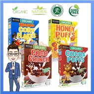 MH FOOD Organic Cereals Cocoa Puffs/Honey Puffs/Coco Crunch 200gm 可可/蜜糖