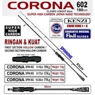 KENZI CORONA 602 SPINNING FUJI GUIDES 6-1LBS 8-7LBS FISHING ROD/ SPINNING/