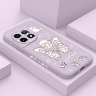 Creative Butterfly Cat Phone Case For OnePlus 13R 13 12R 12 11R 11 10 10T 10R 5G Comfortable Feel Co