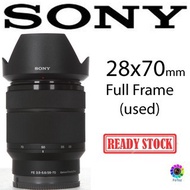 Sony 28-70mm F3.5-5.6 FE OSS Interchangeable Standard Zoom FE Lens (Display set unit)