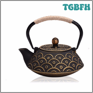 TGBFH New 7 Chioces Cast Iron Teapot Set Japanese Tea Pot Tetsubin Kettle Enamel 900ml Kung Fu Infusers Metal Net Filter Cooking Tools HFVGF