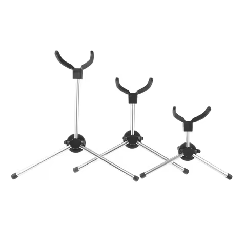 Alto/Tenor/Soprano Saxophone Stand Foldable Portable Metal Sax Stand with Non-Slip Feet and Padded H