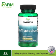 Swanson, L-Tryptophan, 500 mg, 60 Capsules