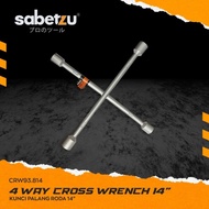 SABETZU cross wrench 17mm 19mm 21mm 23mm 14" car tools