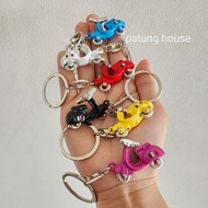 GANTUNGAN Roma Italy Scooter Souvenir Keychain