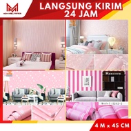 Pink Living Room Wall Wallpaper Pink Bedroom Wall Wallpaper Pink Wall Stickers