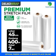 Wrapping Plastic Wrap Stretch FIlm Premium Wrapping Bolt 45CM X 400M