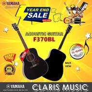 YAMAHA F370BL ACOUSTIC FOLK GUITAR-NEW UNIT(MODEL: F370BL / F-370BL / F 370BLACK)-BASIC