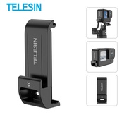 TELESIN For GoPro 9 10 11 Waterproof Side Cover Easy Removable Type-C Charging Cover Port For GoPro Hero 9 10 11 Battery