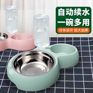 Cat Bowl Dog Bowl Thickened Dog Bowl Cute Teddy Eating Bowl Cat Rice Bowl Cat Automatic Feeding Bowl