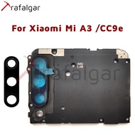 For Xiaomi Mi A3 Rear Back Camera Glass Lens Motherboard Cover With Camera Frame Bezel Replacement C