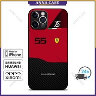 Scuderia Ferraris F1-75 livery Carlos Sainz Phone Case for iPhone 16 Pro Max / iPhone 15 Pro Max / i