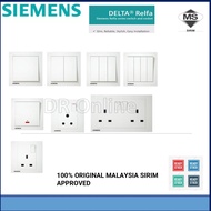 SIEMENS DELTA® Relfa SERIES PVC SWITCHES 1GANG ,2GANG, 3GANG, 4GANG, 1X13A SWITCH & 2X13A SWITCH  SI