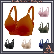 Baju Dalam Wanita Cup Besar Tanpa Dawai 3 hook Full Cover PLUS SIZE Big Cup C/D Saiz 46"~52" Non-Wired Seamless Nude Bra