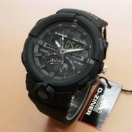 D-ziner Dz8174 Authentic Dual Time All Black Mens Watch