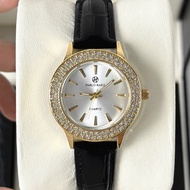 Pablo raez màu vàng mới Retro Đồng hồ nữ rhinestone Ánh Sáng Đen đồng hồ sang trọng