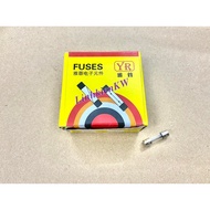 New 0.5A 1A 3A 3.15A 5A 10A 15A 20A 25A 5*20mm 250V Glass Fuse Box (box of 100).