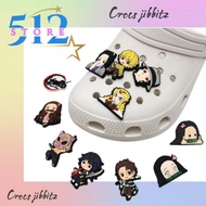512 Charms Characters - Crocs jibbitz designer Demon Slayer characters