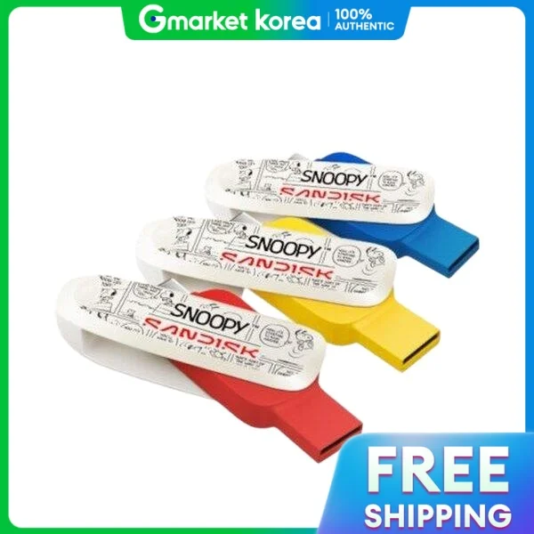 SanDisk | Sandisk Snoopy Phone Drive USB Flash Drive 256Gb Ddc6 Blue Gen1 400Mb/S