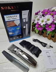 onhandoriginal sokany hair clippertitanium ceramic coating moving bladeusb chargingfeature:easy operate and low noise and updated lithium battery110v-220vselling price 800nt