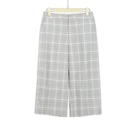 [AZUR] Low-Key British Plaid 7-Point Wide Pants