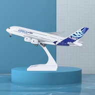 Boeing B747 Simulation Aircraft Model with Landing Gear with Light Assembled Model Aircraft Air Chin