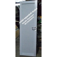 Pintu Kamar Mandi Aluminium - Putih Aquamart319