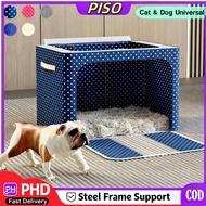 Foldable Pet Playpen Tent Dog Cat Fence House Puppy Fence Indoor Kennel Cat Delivery Room Cat Bed