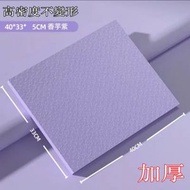 潮日買手 - 平板支撐墊加厚護膝護肘跪墊(厚度5CM - 紫色) 防滑運動瑜伽墊 瑜伽防滑跪墊 男女無味膝蓋運動墊