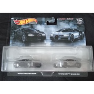 HOT WHEELS TWO PACK BUGATTI VEYRON '16 BUGATTI CHIRON