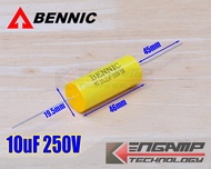 (มีตัวเลือก) [F-CAP] BENNIC METALLIZED POLYESTER FILM CAPACITORS 1uF 1.5uF 2.2uF 3.3uF 4.7uF 6.8uF 1