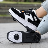 high qualityYouth detachable two-wheeled Heelys adults Roller skates kids roller shoes non luminous 
